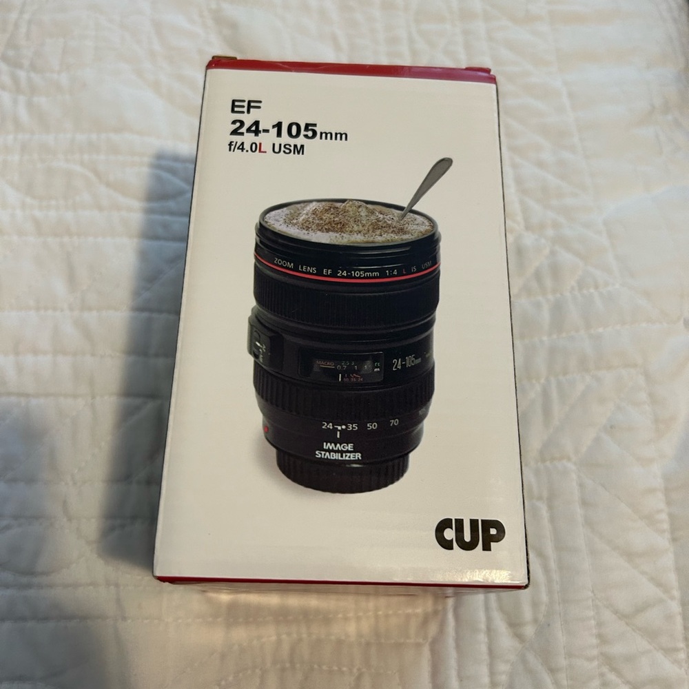 Photographer gift - lens mug